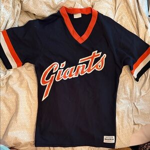 Vintage San Francisco Giants Jersey V Neck Shirt